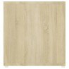 Meuble TV chêne sonoma 107x35x37 cm bois d’ingénierie 