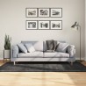 Tapis shaggy PAMPLONA poils longs moderne anthracite 100x200 cm 
