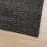 Tapis shaggy PAMPLONA poils longs moderne anthracite 100x200 cm 