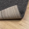 Tapis shaggy PAMPLONA poils longs moderne anthracite 100x200 cm 