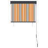 Store roulant d'extérieur 80x250 cm Jaune et bleu 