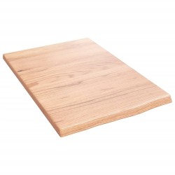 Comptoir de salle de bain marron clair 40x60x2 cm bois traité 