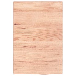 Comptoir de salle de bain marron clair 40x60x2 cm bois traité 