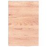Comptoir de salle de bain marron clair 40x60x2 cm bois traité 