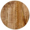 Table basse 35x35x45 cm bois de manguier solide et fer 