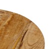 Table basse 35x35x45 cm bois de manguier solide et fer 