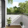 Écran de balcon gris clair 90x800 cm 100% polyester oxford 