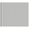Écran de balcon gris clair 90x800 cm 100% polyester oxford 