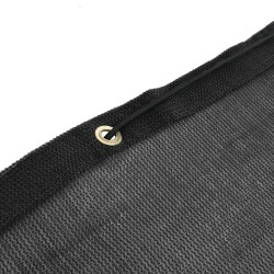 Filet de conteneur PEHD 3 x 5 m Noir 