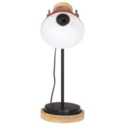 Lampe de bureau 25 W rouge délavé 17x17x50 cm E27 