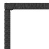 Salon de jardin 6 pcs avec coussins Noir Résine tressée 