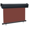 Auvent latéral de balcon 105x250 cm Marron 
