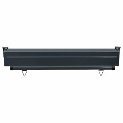 Auvent latéral de balcon 105x250 cm Marron 