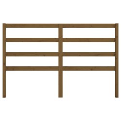 Tête de lit Marron miel 156x4x100 cm Bois massif de pin 