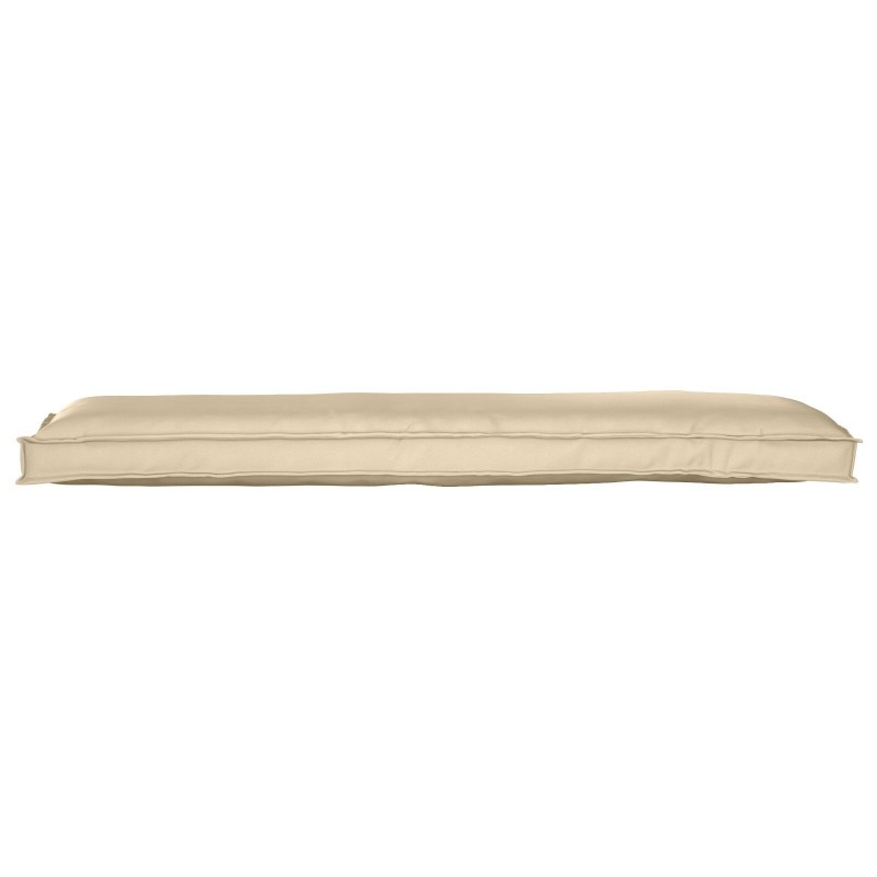 Coussin de Palette pour Banc Beige 150x40x8 cm Tissu Oxford 