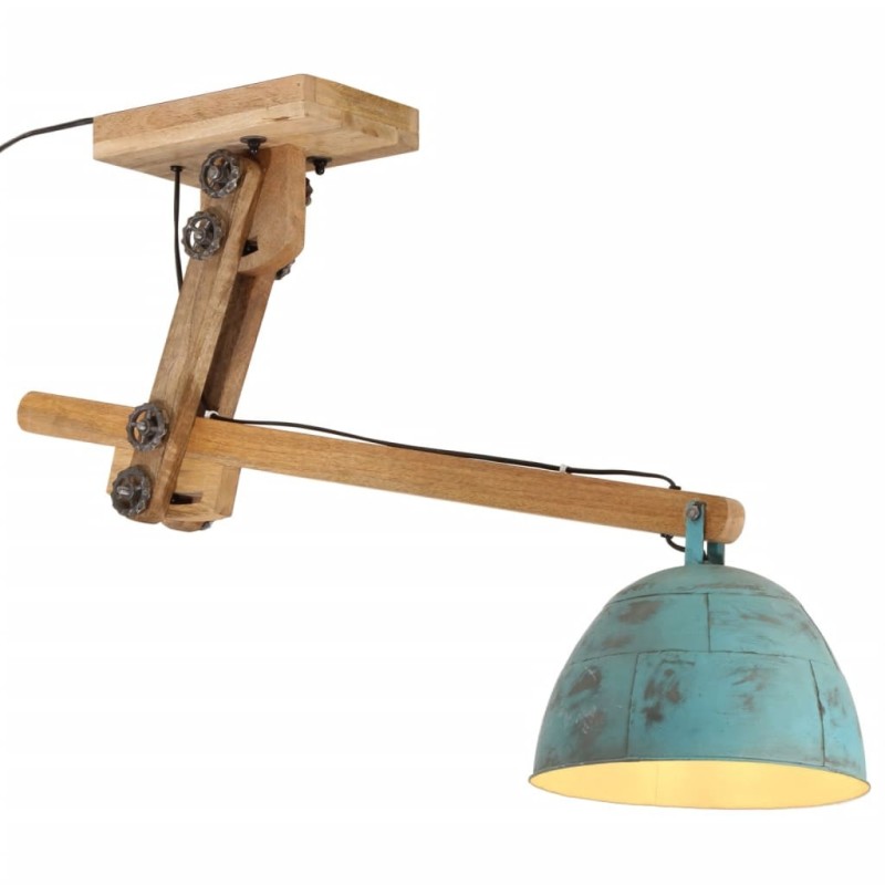 Plafonnier 25 W bleu délavé 105x30x65-108cm E27 