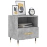 Tables de chevet 2pcs gris béton 40x35x47,5cm bois d’ingénierie 