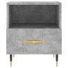 Tables de chevet 2pcs gris béton 40x35x47,5cm bois d’ingénierie 