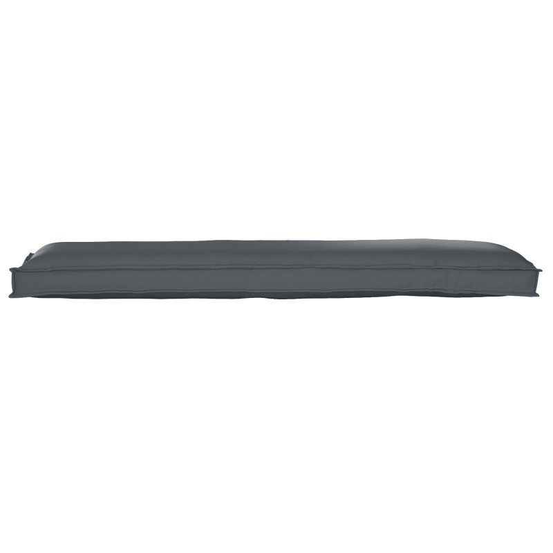 Coussin de palette pour banc Anthracite 150x40x8 cm en tissu Oxford 