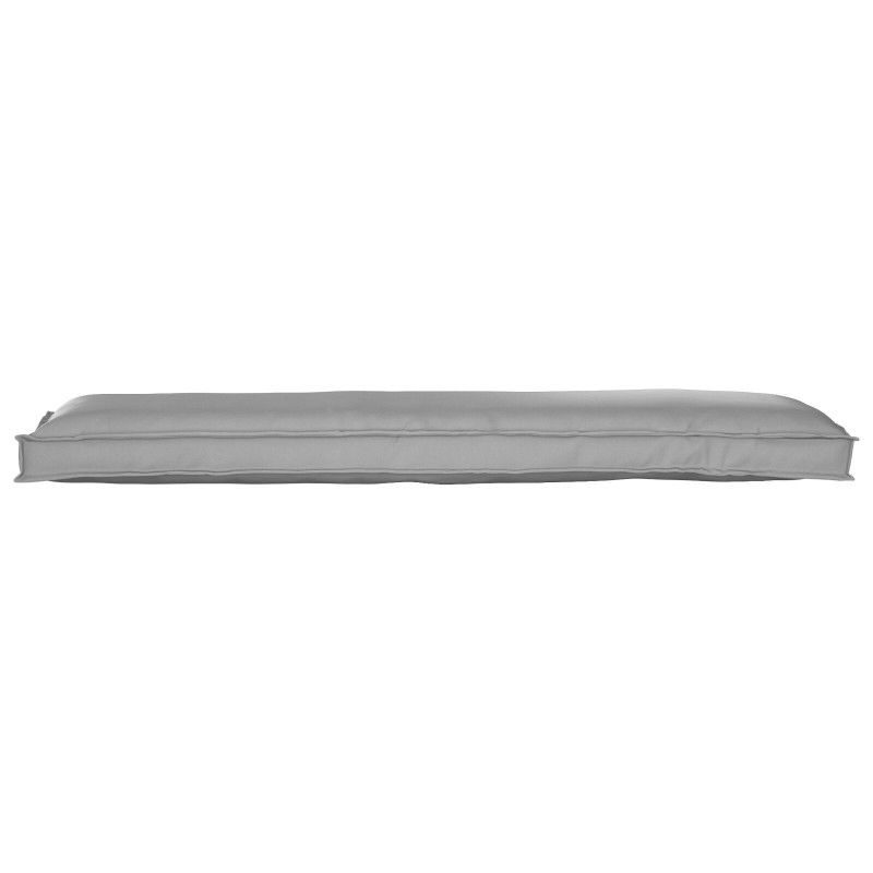 Coussin de palette pour banc Gris 150x40x8 cm Tissu Oxford 