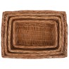 Ensemble de paniers gigognes 4 pcs Marron Saule 