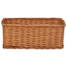 Ensemble de paniers gigognes 4 pcs Marron Saule 