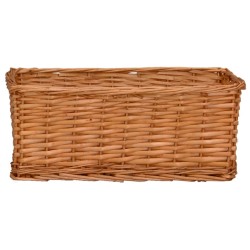 Ensemble de paniers gigognes 4 pcs Marron Saule 