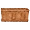 Ensemble de paniers gigognes 4 pcs Marron Saule 