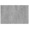 Panneaux de bibliothèque 4 pcs gris béton bois d’ingénierie 