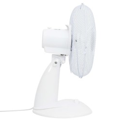 Ventilateur de table 3 vitesses 30 cm 40 W Blanc 