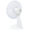 Ventilateur de table 3 vitesses 30 cm 40 W Blanc 