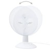Ventilateur de table 3 vitesses 30 cm 40 W Blanc 