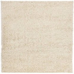 Tapis shaggy PAMPLONA poils longs moderne doré 200x200 cm 