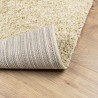 Tapis shaggy PAMPLONA poils longs moderne doré 200x200 cm 