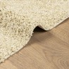 Tapis shaggy PAMPLONA poils longs moderne doré 200x200 cm 