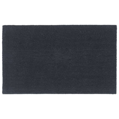 Tapis de porte gris foncé 90x150 cm fibre de coco touffeté 