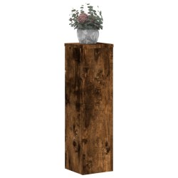 Supports pour plantes 2 pcs chêne fumé bois d'ingénierie 