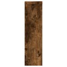Supports pour plantes 2 pcs chêne fumé bois d'ingénierie 