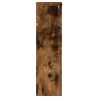 Supports pour plantes 2 pcs chêne fumé bois d'ingénierie 