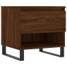 Table basse chêne marron 50x46x50 cm bois d'ingénierie 