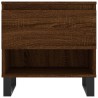 Table basse chêne marron 50x46x50 cm bois d'ingénierie 