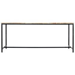 Table à manger 180x90x75 cm Bois de manguier massif brut 