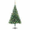 Arbre de Noël artificiel pré-éclairé/boules 180 cm 564 branches 