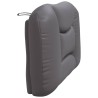 Coussin de tête de lit gris 100 cm similicuir 