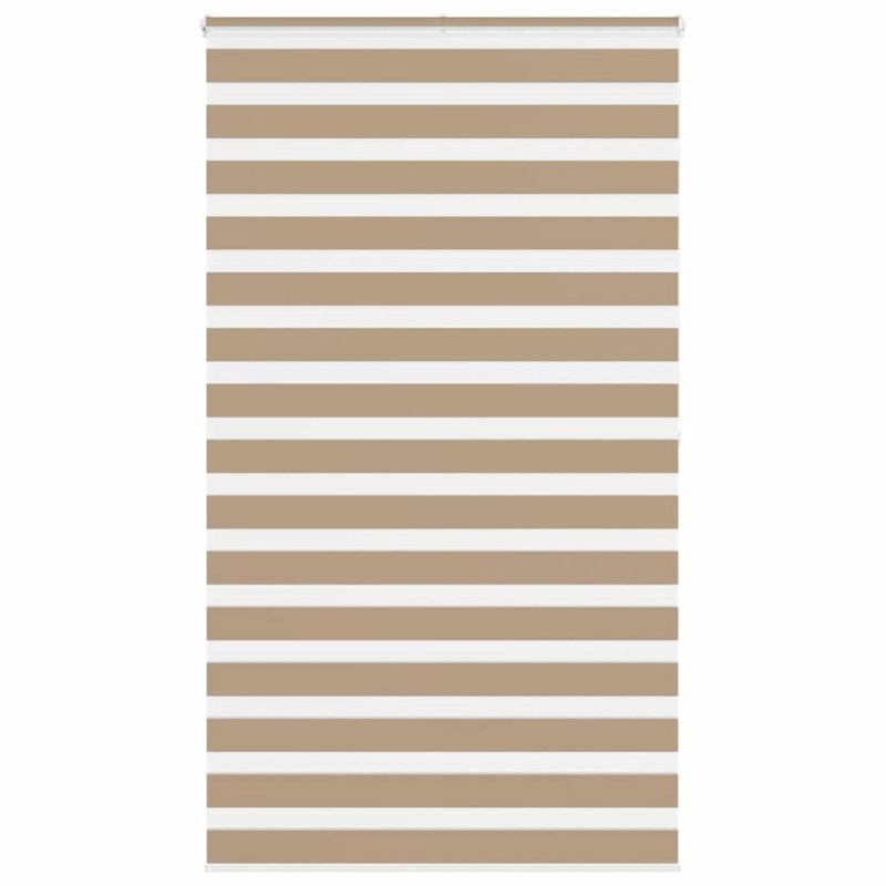 Store zèbre marron sable largeur du tissu 120,9 cm polyester 