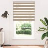 Store zèbre marron sable largeur du tissu 120,9 cm polyester 