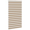 Store zèbre marron sable largeur du tissu 120,9 cm polyester 