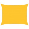 Voile d'ombrage 160 g/m² rectangulaire jaune 6x7 m PEHD 