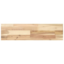Dessus de table 80x20x4 cm rectangulaire bois massif d'acacia 