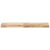 Dessus de table 80x20x4 cm rectangulaire bois massif d'acacia 